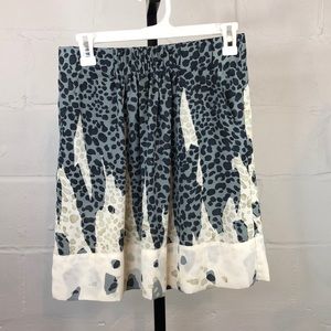 CAbi Bella Leopard Print Skirt